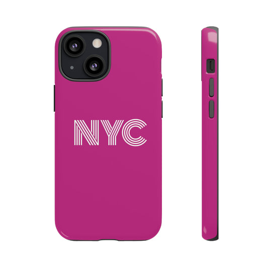 NYC Tough Phone Case, Pink