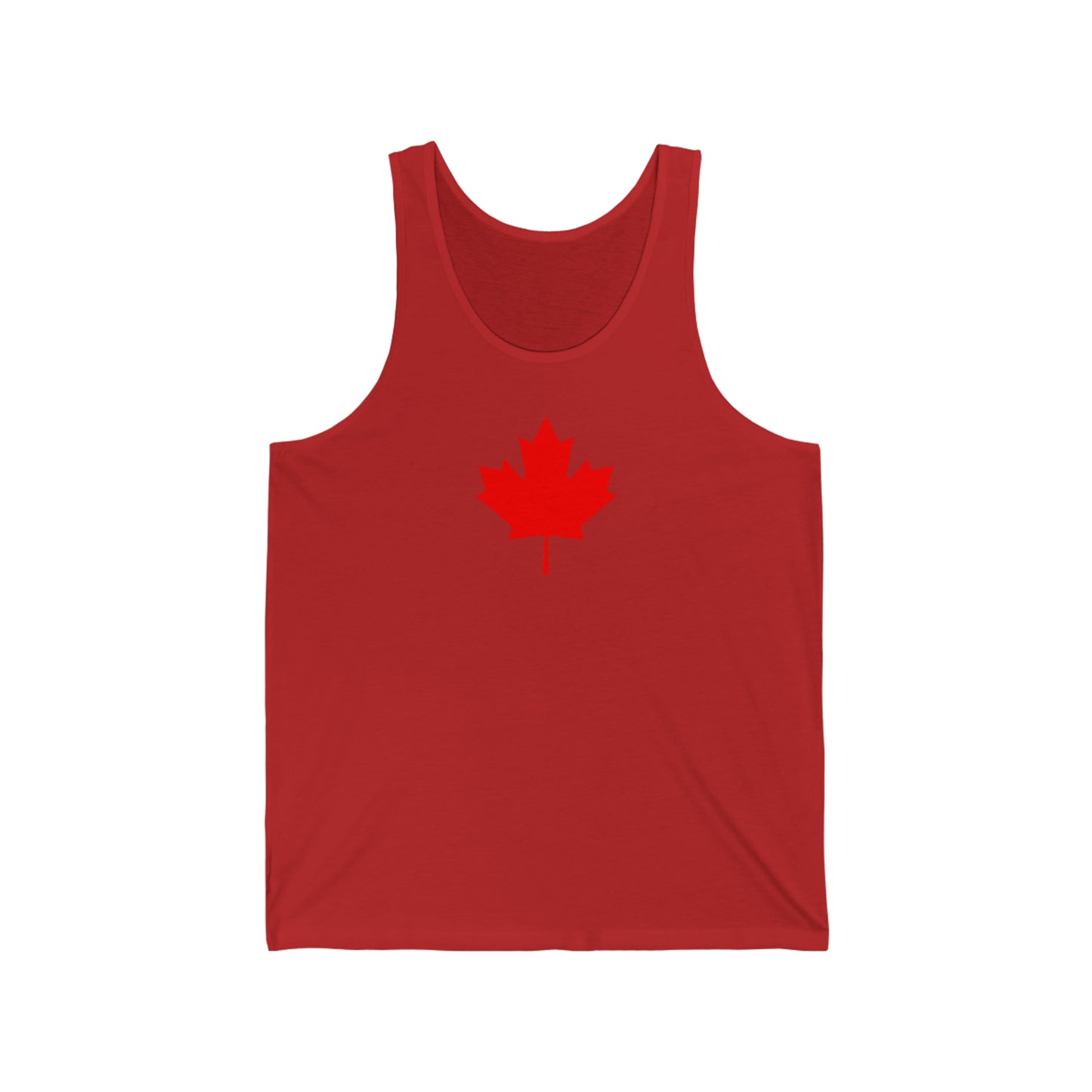 Canadian Maple Leaf, Unisex Jersey Tank