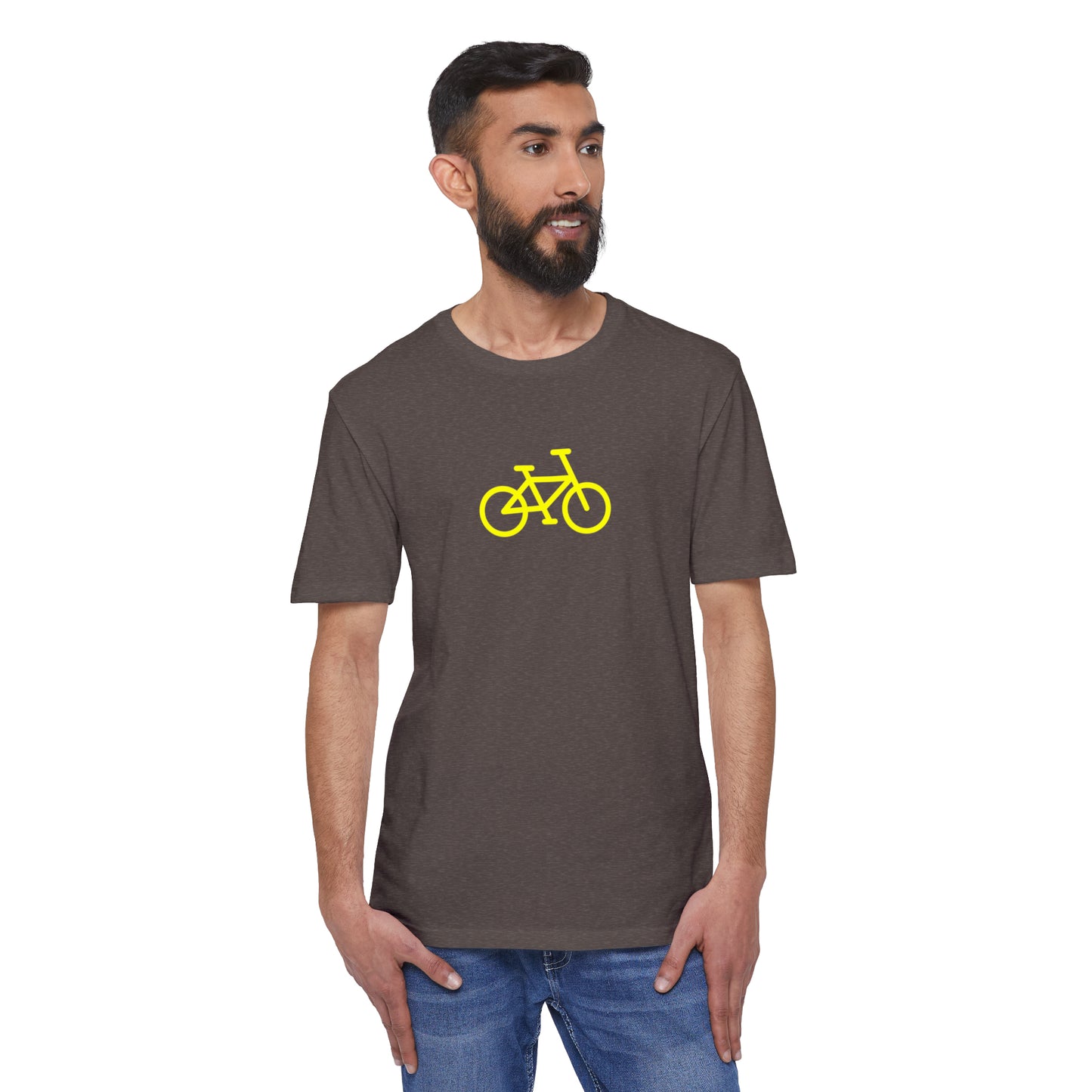 BIKE Unisex District® Re-Tee®, Gold Print