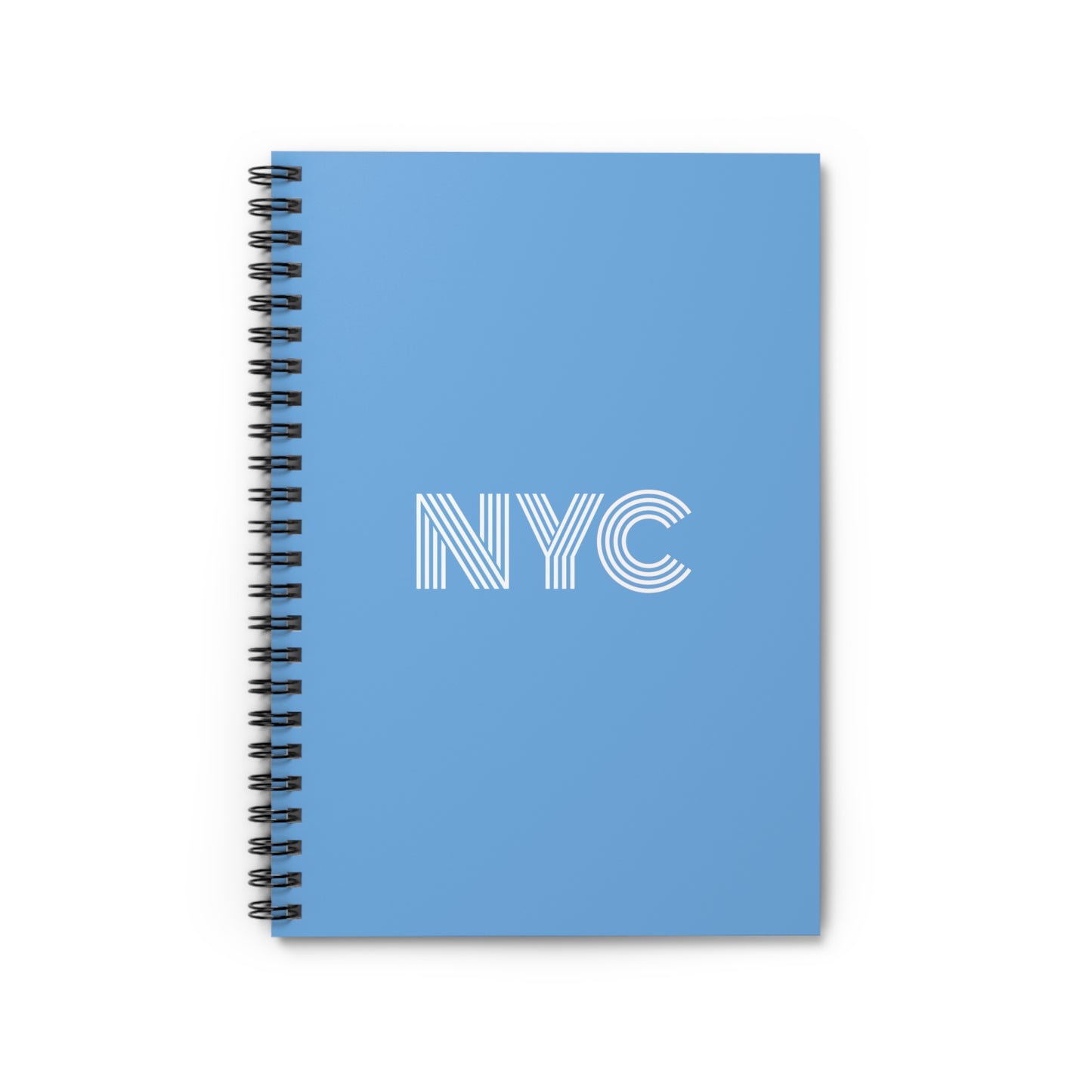 NYC, Spiral Notebook, Ruled Line