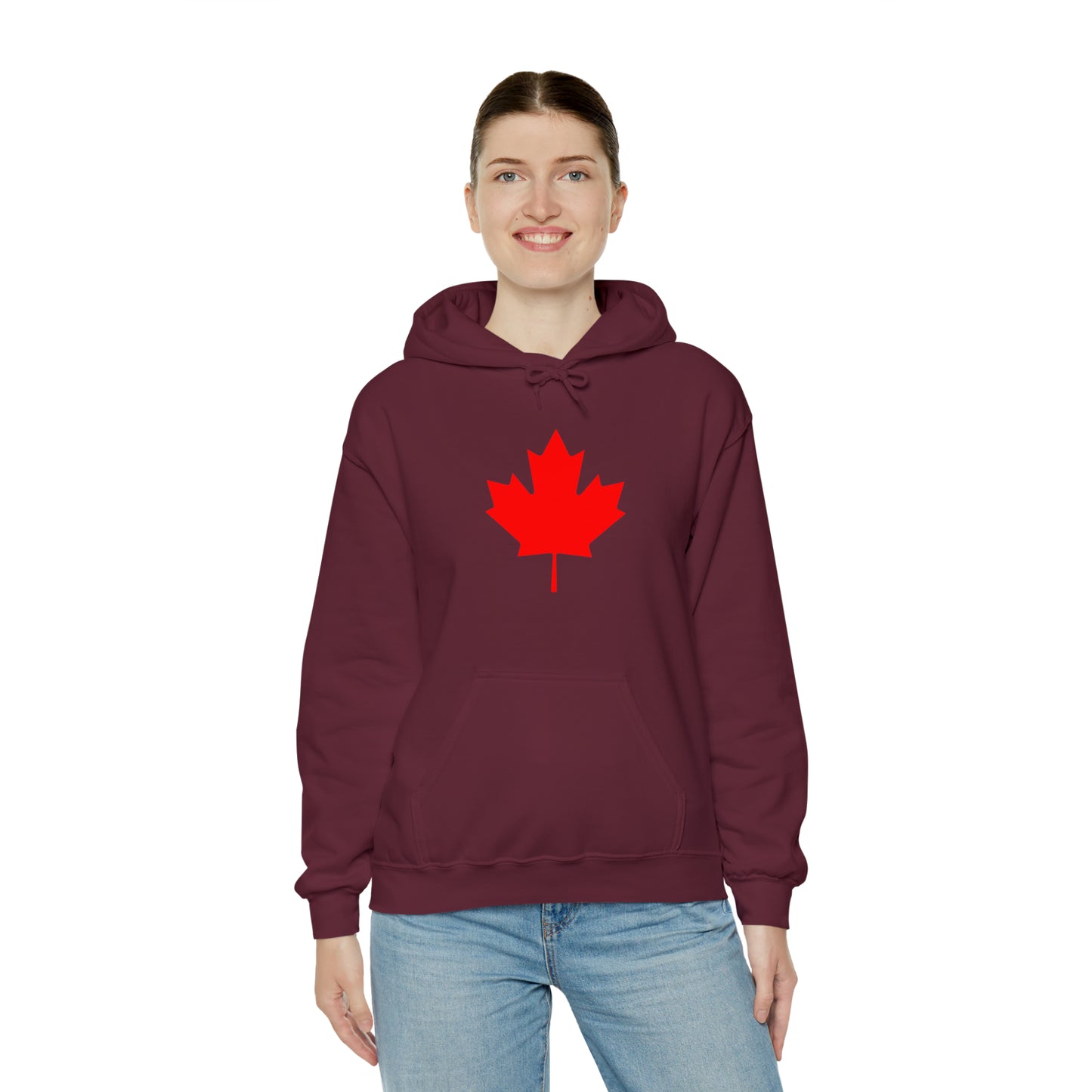 Canadian Maple Leaf, Unisex Heavy Blend™ Hooded Sweatshirt