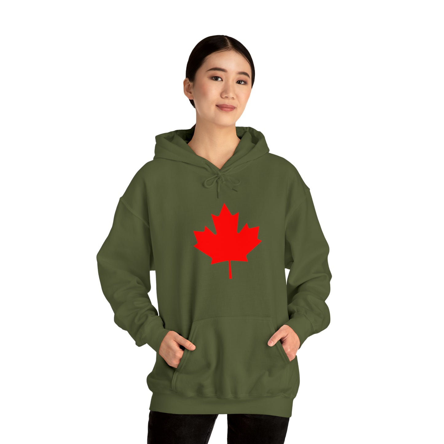 Canadian Maple Leaf, Unisex Heavy Blend™ Hooded Sweatshirt