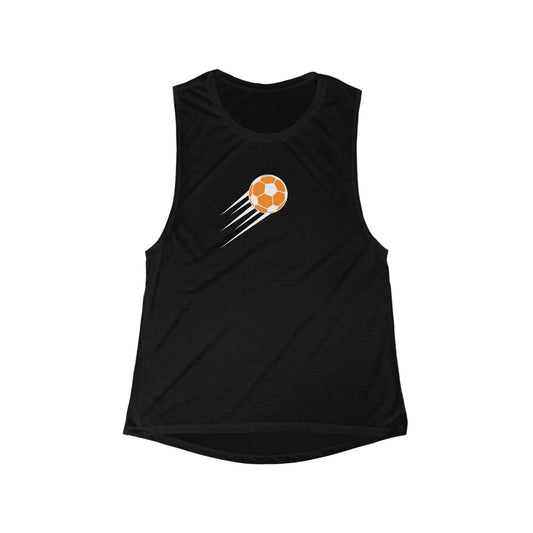 SOCCER Women's Flowy Scoop Muscle Tank