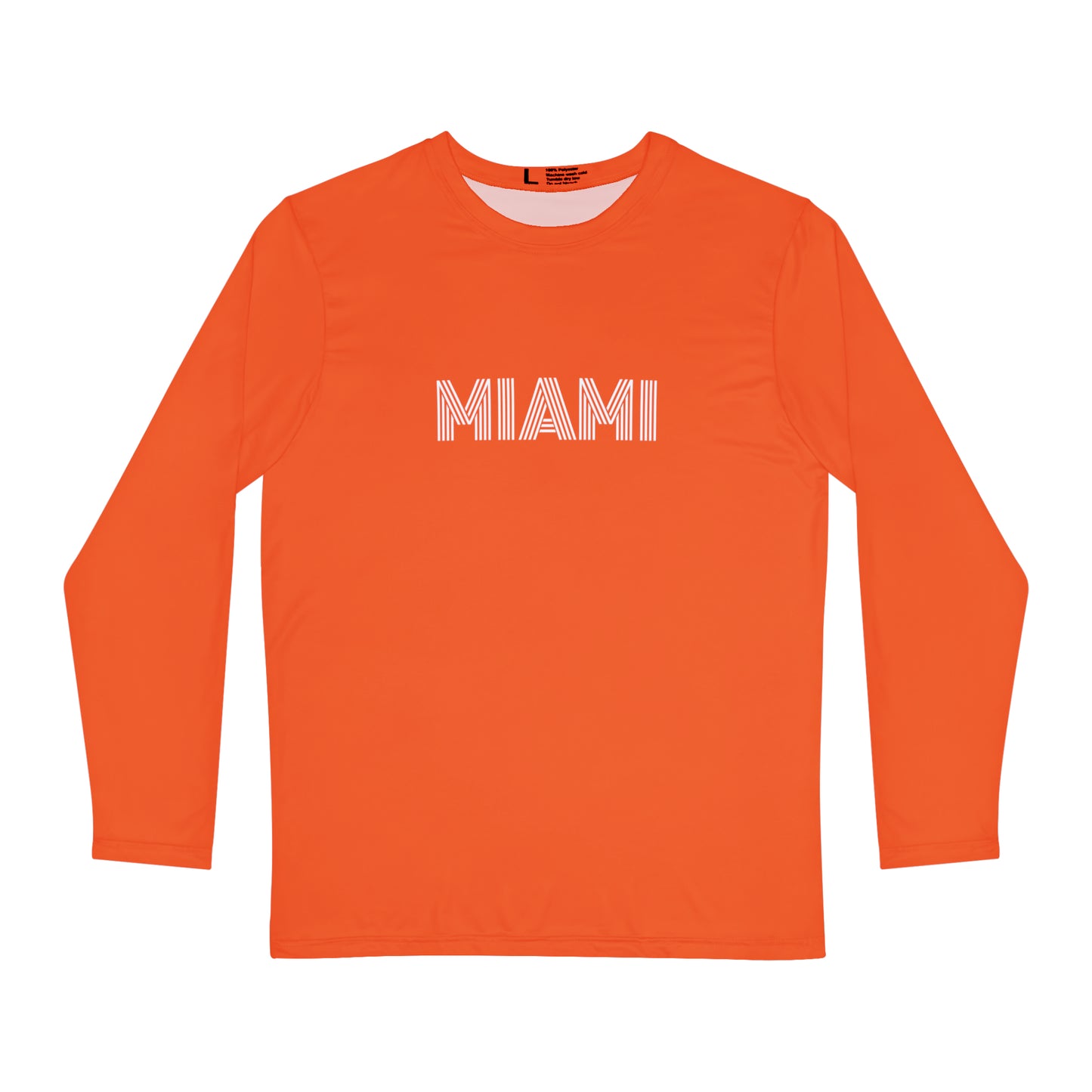 MIAMI Men's Long Sleeve Shirt, Orange