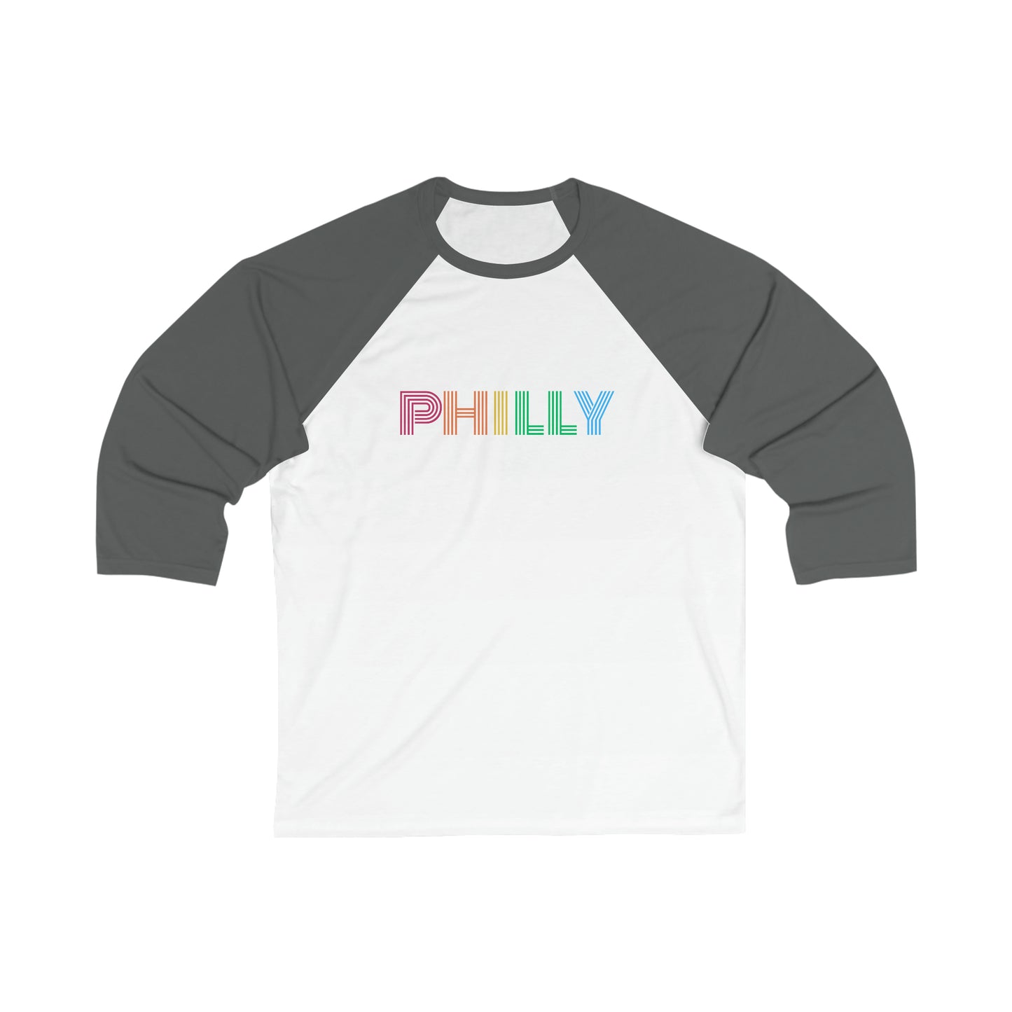 PHILLY 3\4 Sleeve Baseball Tee