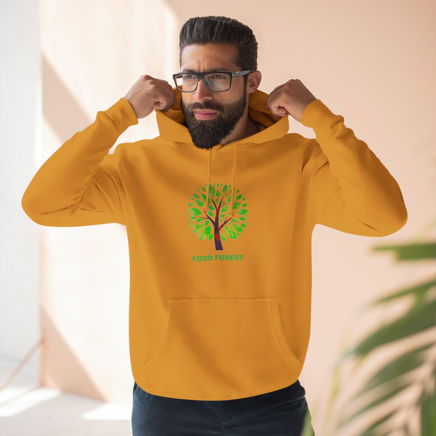 Unisex Premium Pullover Hoodie, FOOD FOREST