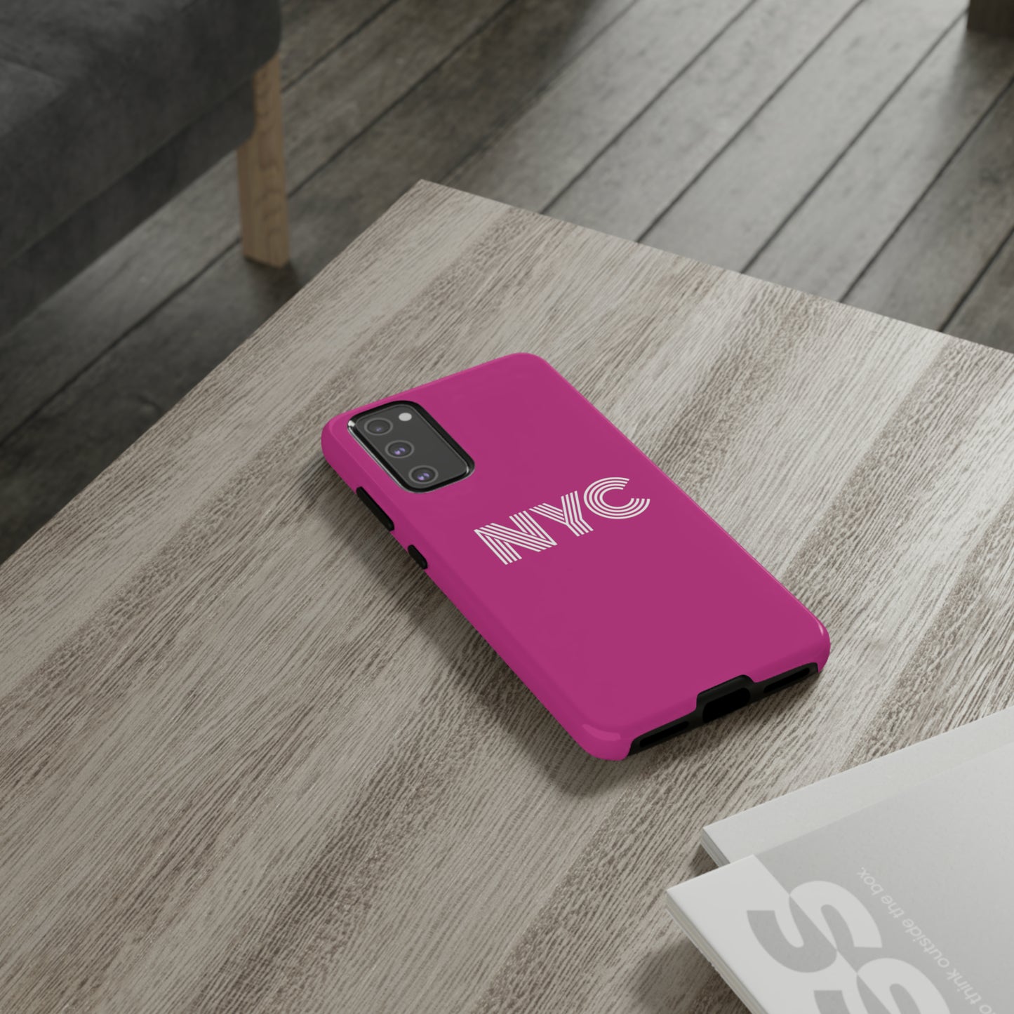 NYC Tough Phone Case, Pink