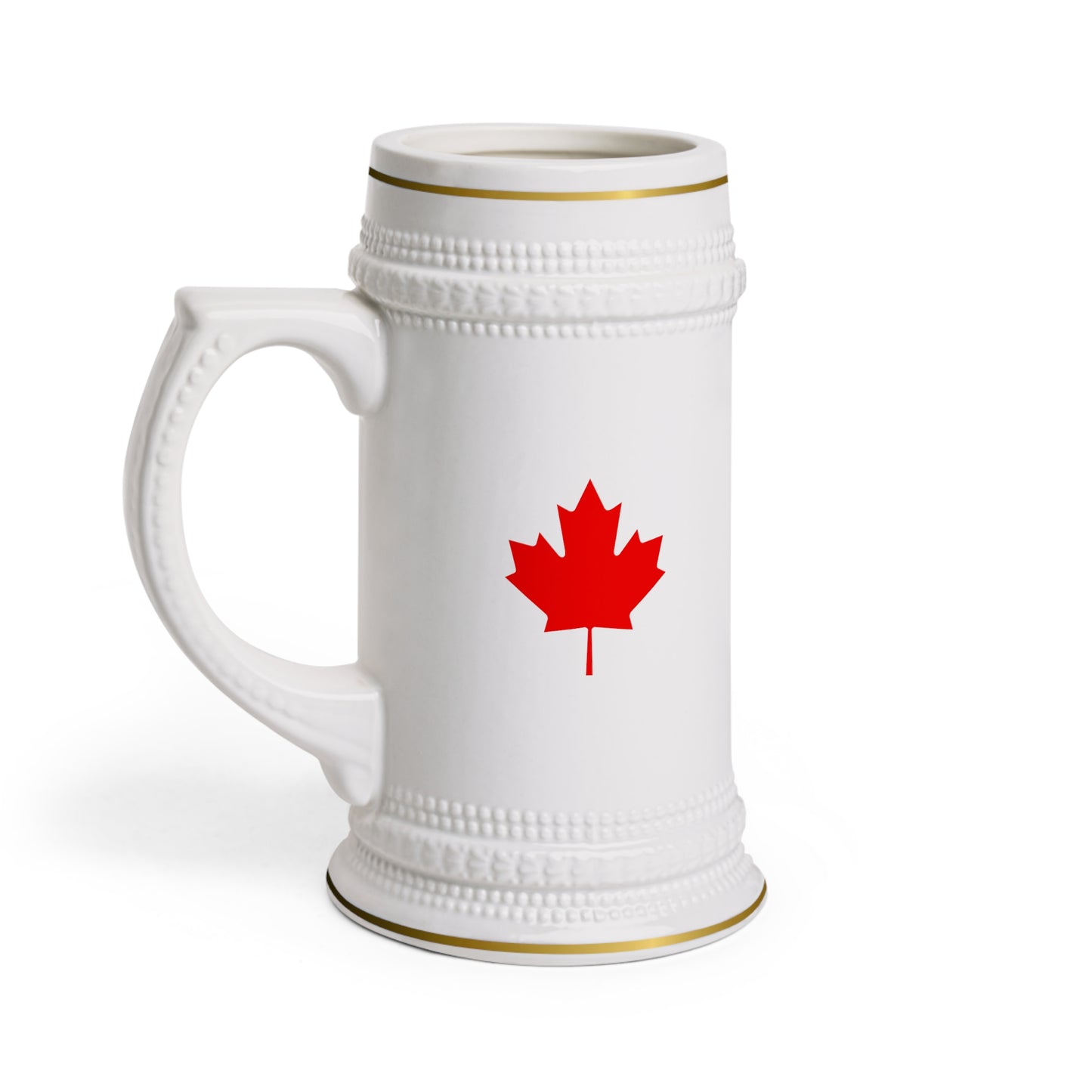 Beer Stein Mug, Canadian Maple Leaf