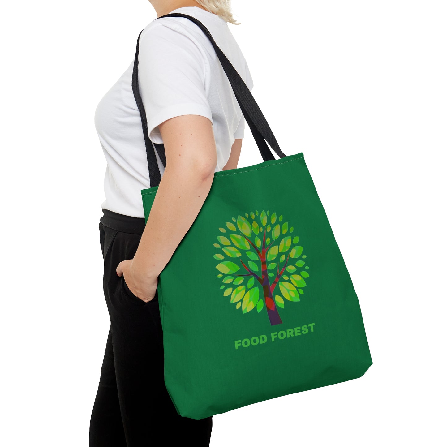 FOOD FOREST Tote Bag, Green