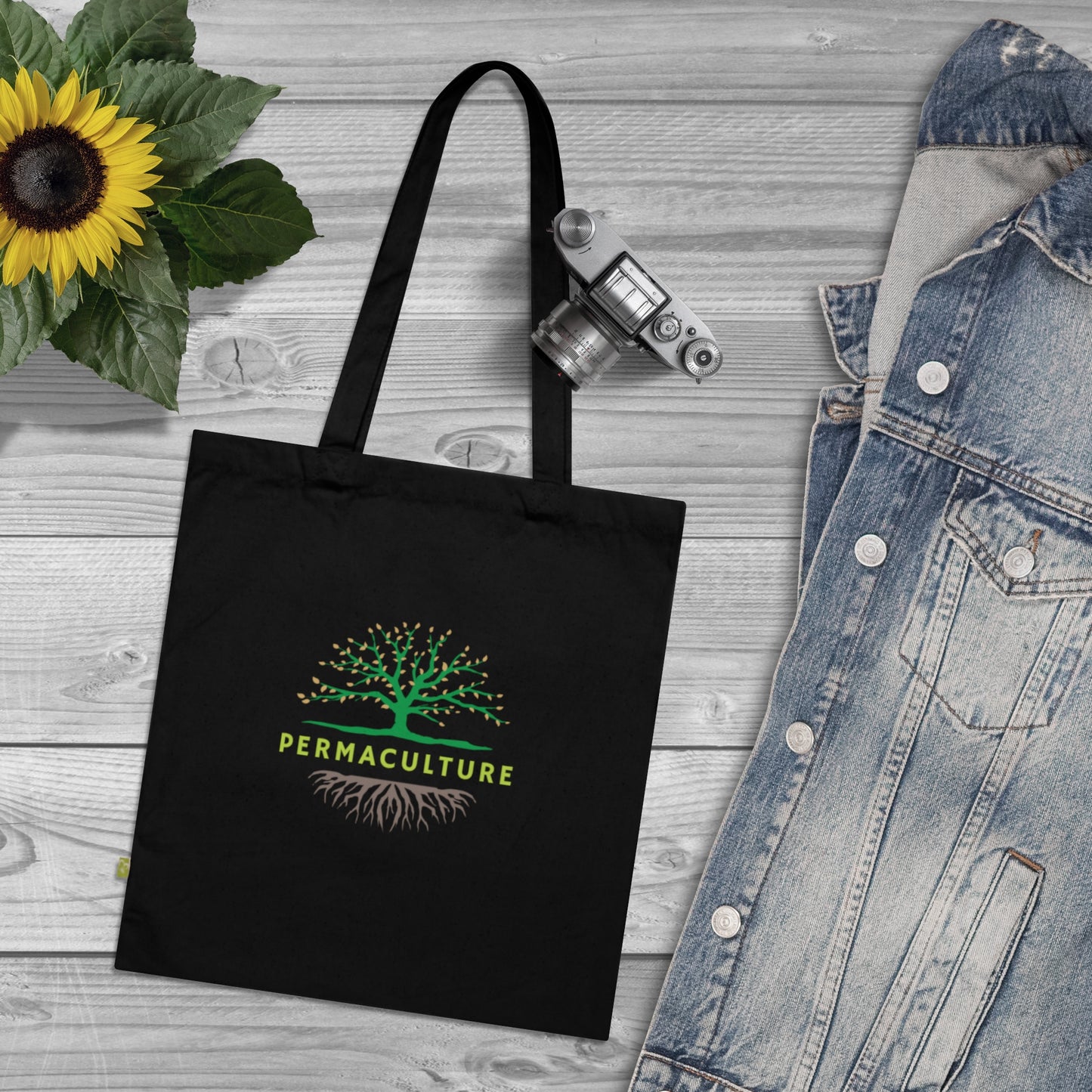 PERMACULTURE Organic Cotton Tote Bag