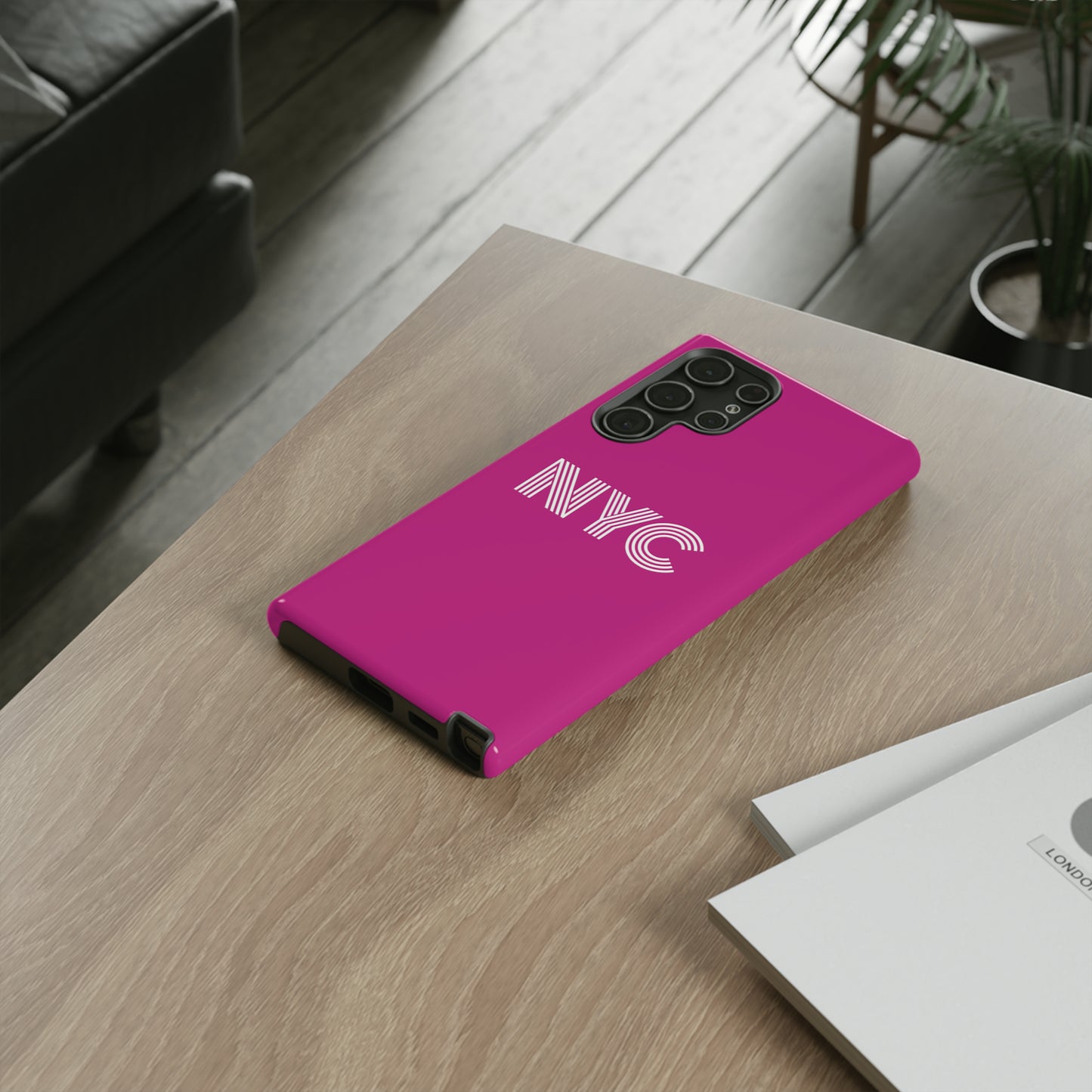 NYC Tough Phone Case, Pink