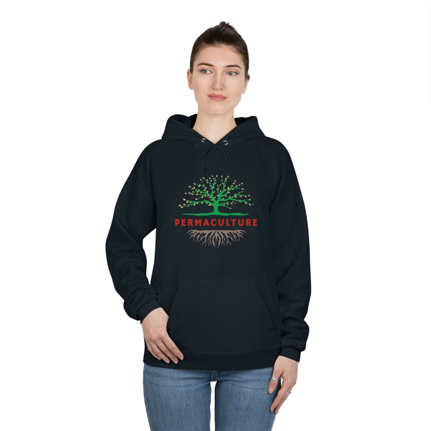 Permaculture, Unisex EcoSmart® Pullover Hoodie Sweatshirt