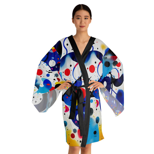 Long Sleeve Kimono Robe, Inspired by Miro