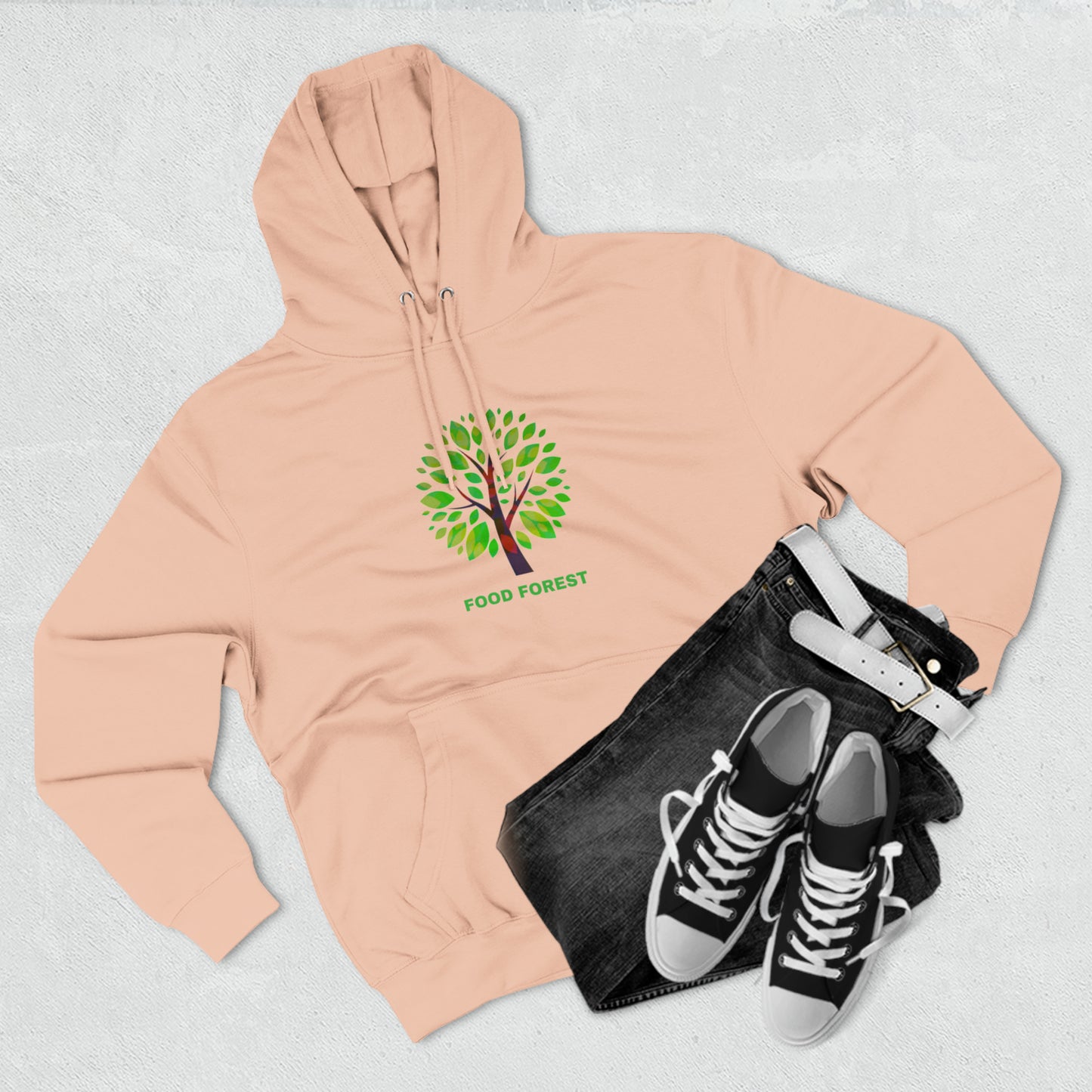 Unisex Premium Pullover Hoodie, FOOD FOREST