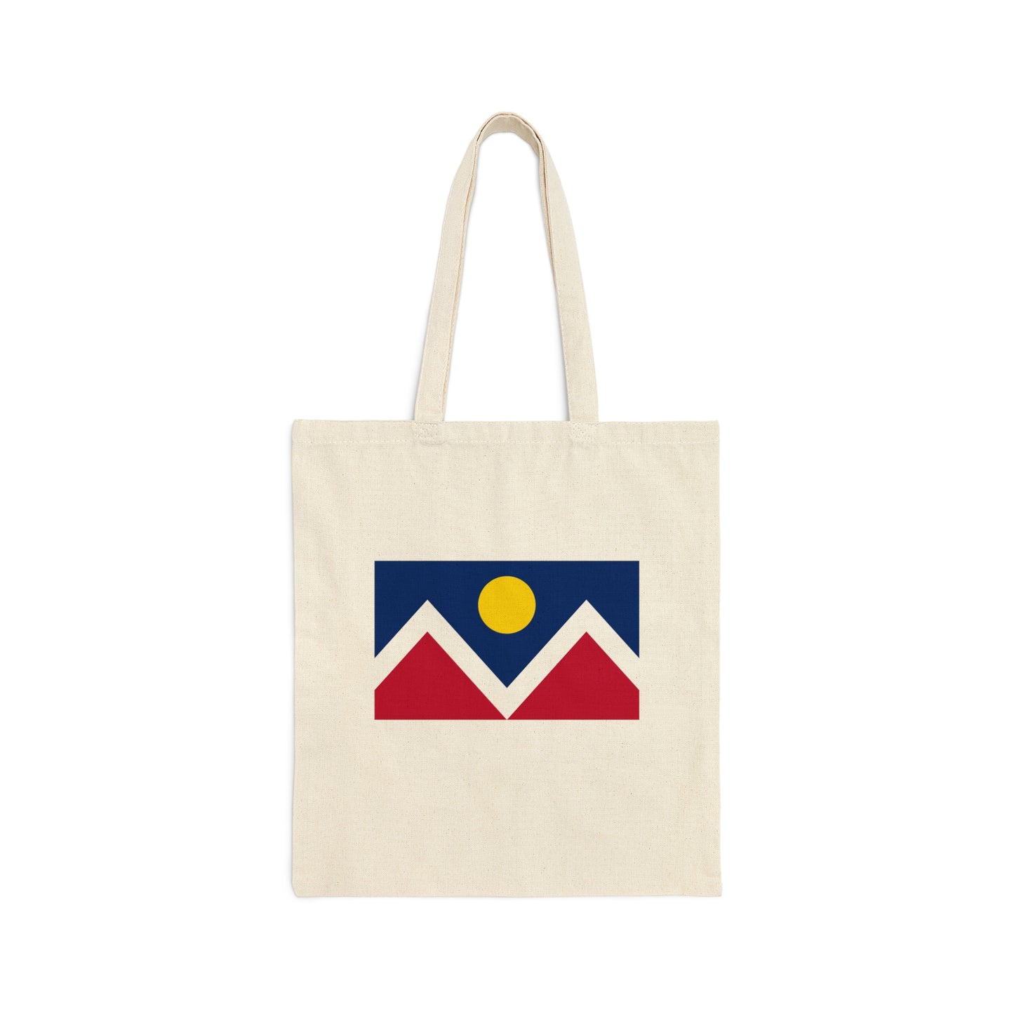 Denver Flag, Cotton Canvas Tote Bag