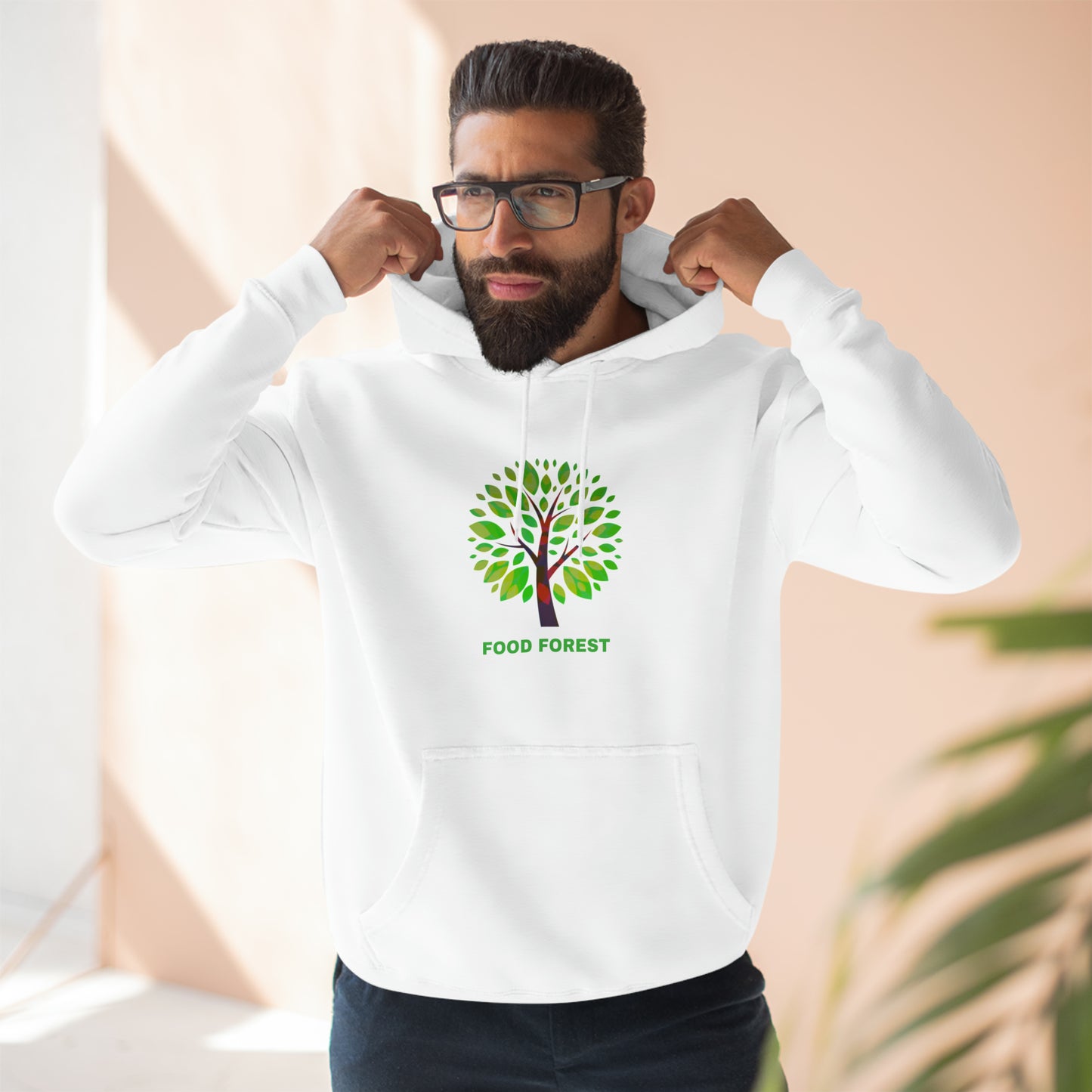 Unisex Premium Pullover Hoodie, FOOD FOREST