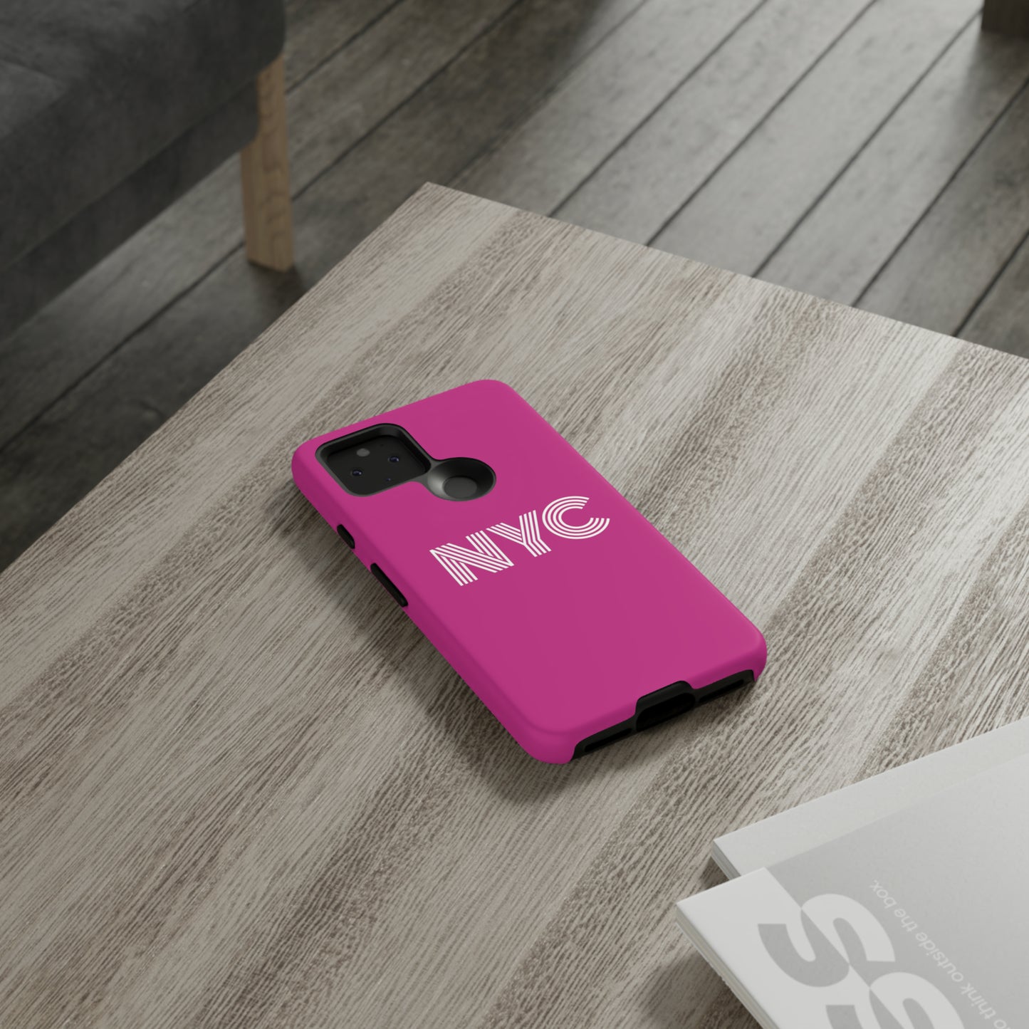 NYC Tough Phone Case, Pink