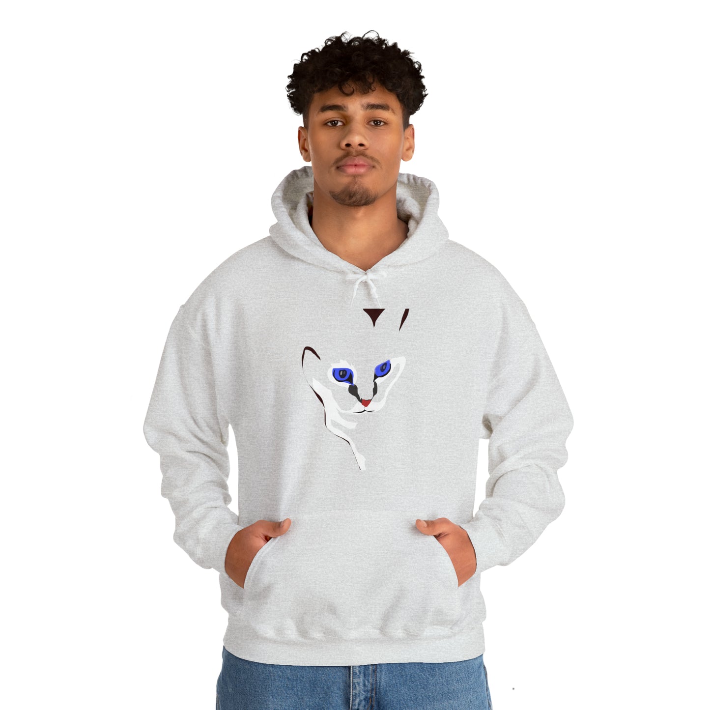 Cat, Unisex Heavy Blend™ Hooded Sweatshirt