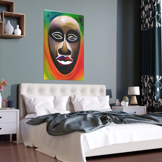 PAN AFRICA Indoor and Outdoor Silk Poster