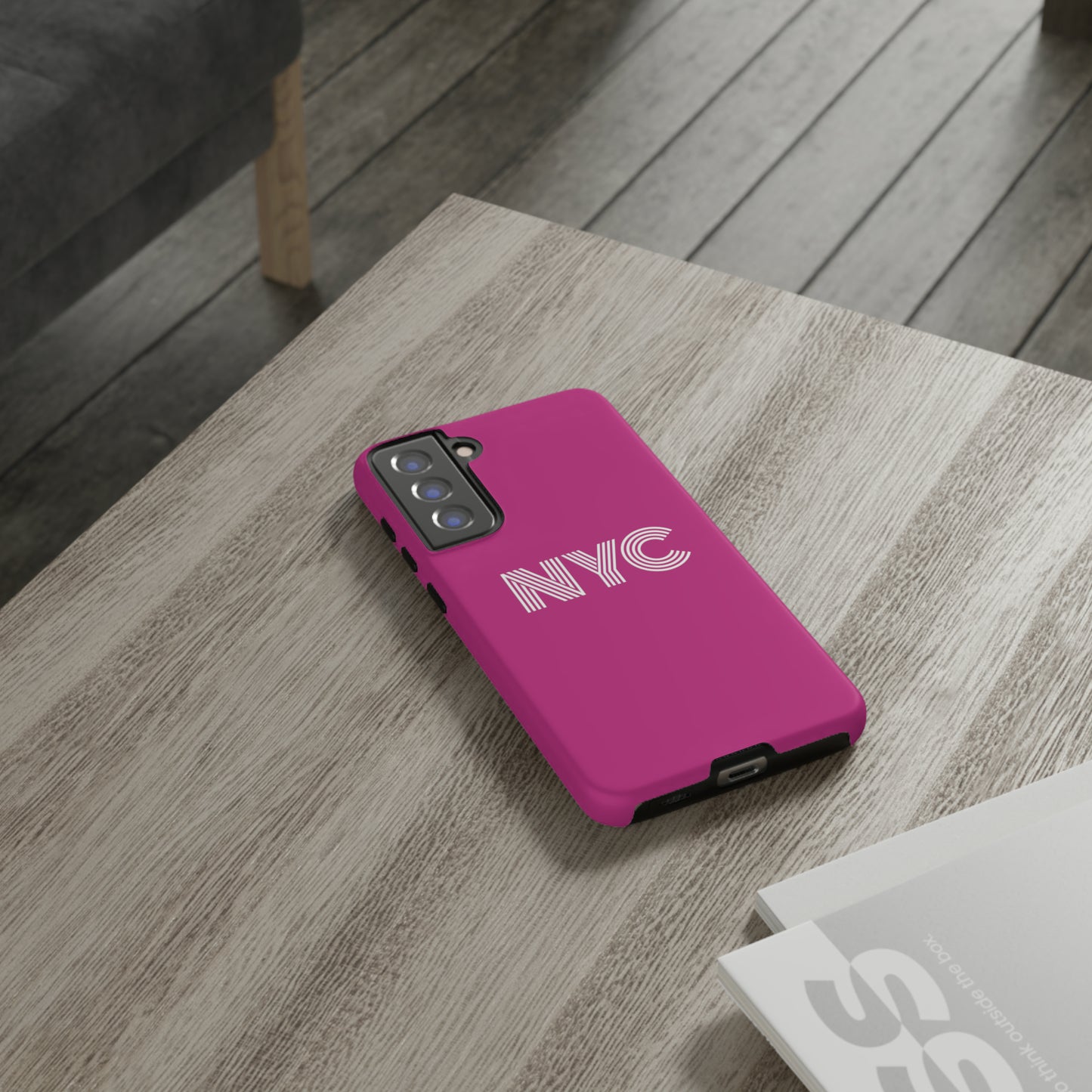 NYC Tough Phone Case, Pink