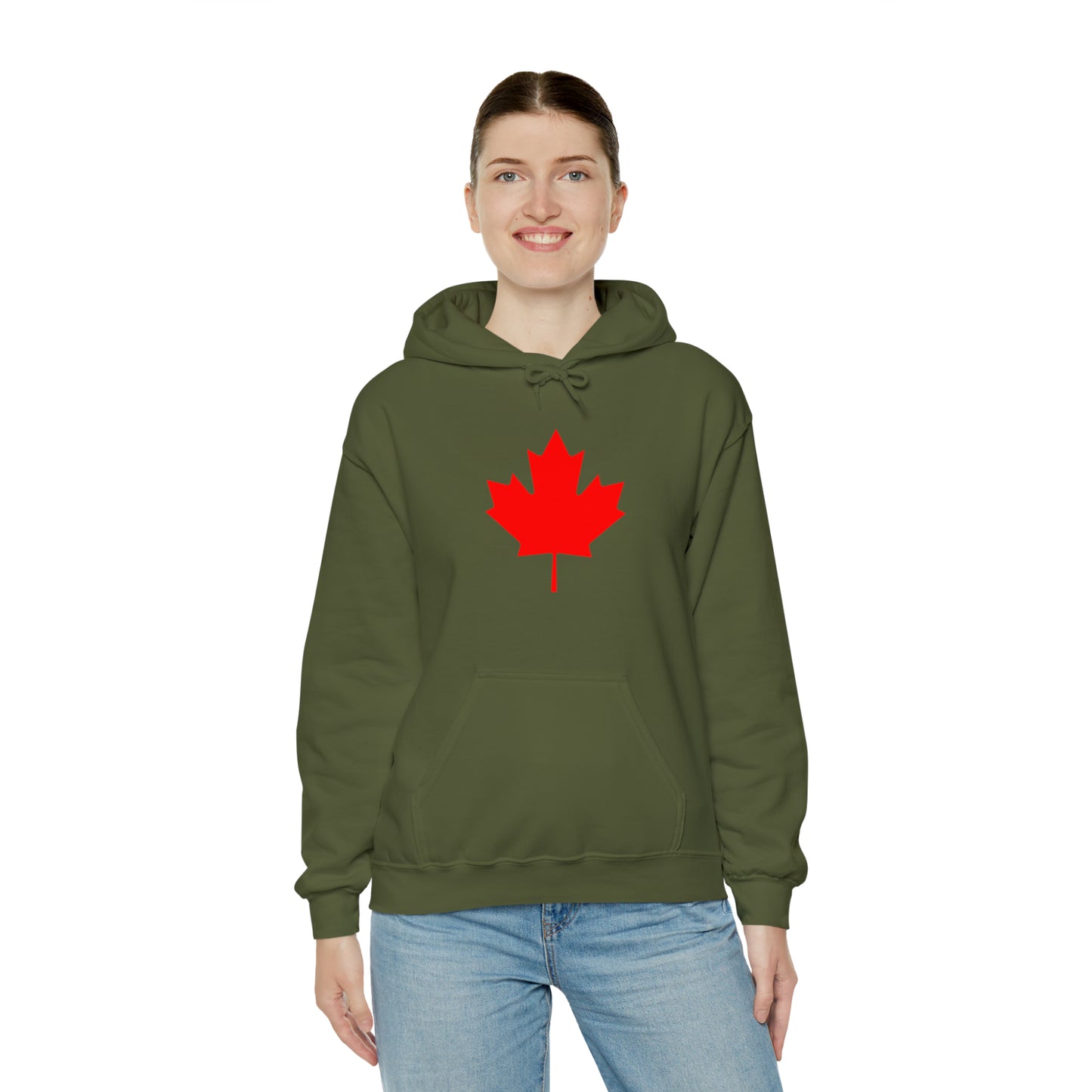 Canadian Maple Leaf, Unisex Heavy Blend™ Hooded Sweatshirt