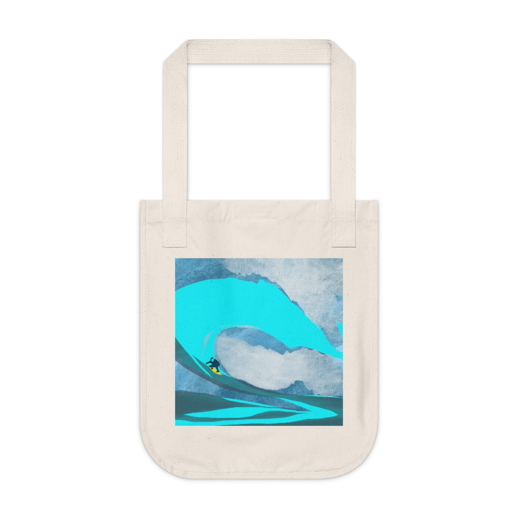 Organic Canvas Tote Bag - Surfer