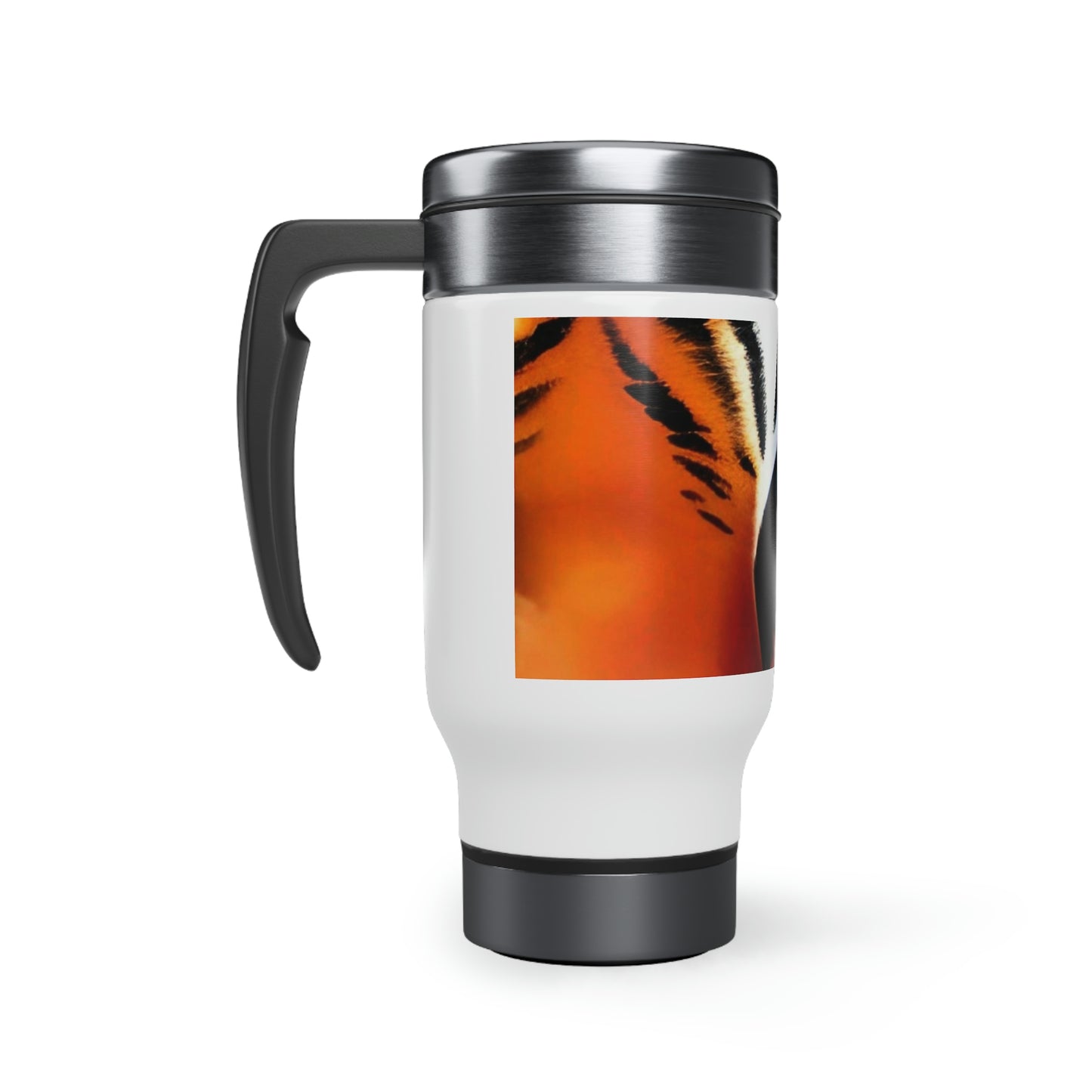 TIGER - Stainless Steel Travel Mug with Handle, 14oz