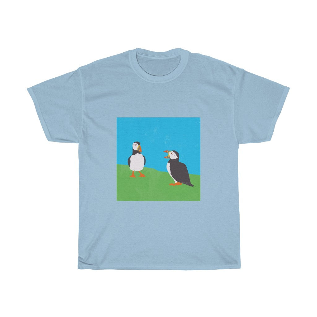 Puffins Shirt - Unisex Heavy Cotton Tee