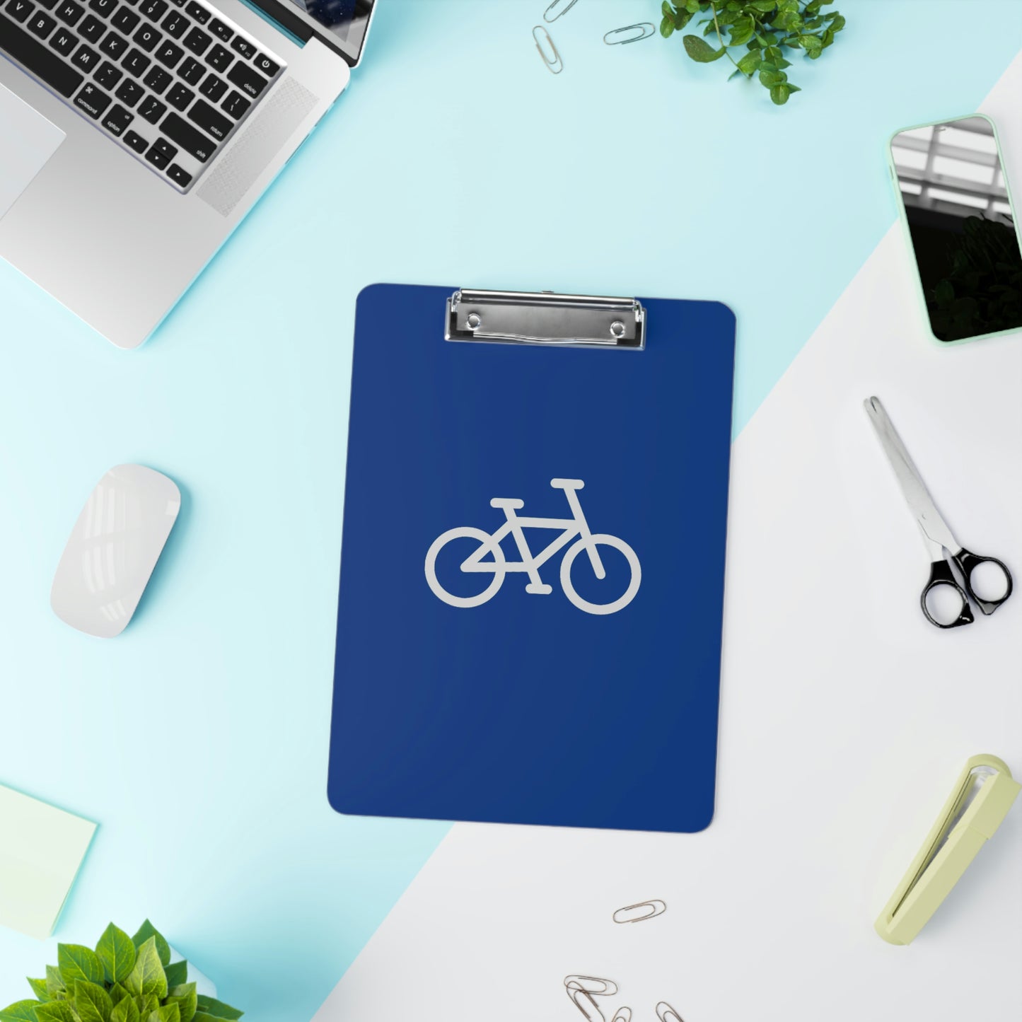 Blue Clipboard - Bike