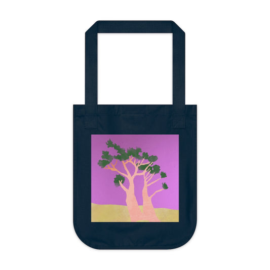 Organic Canvas Tote Bag - Tree