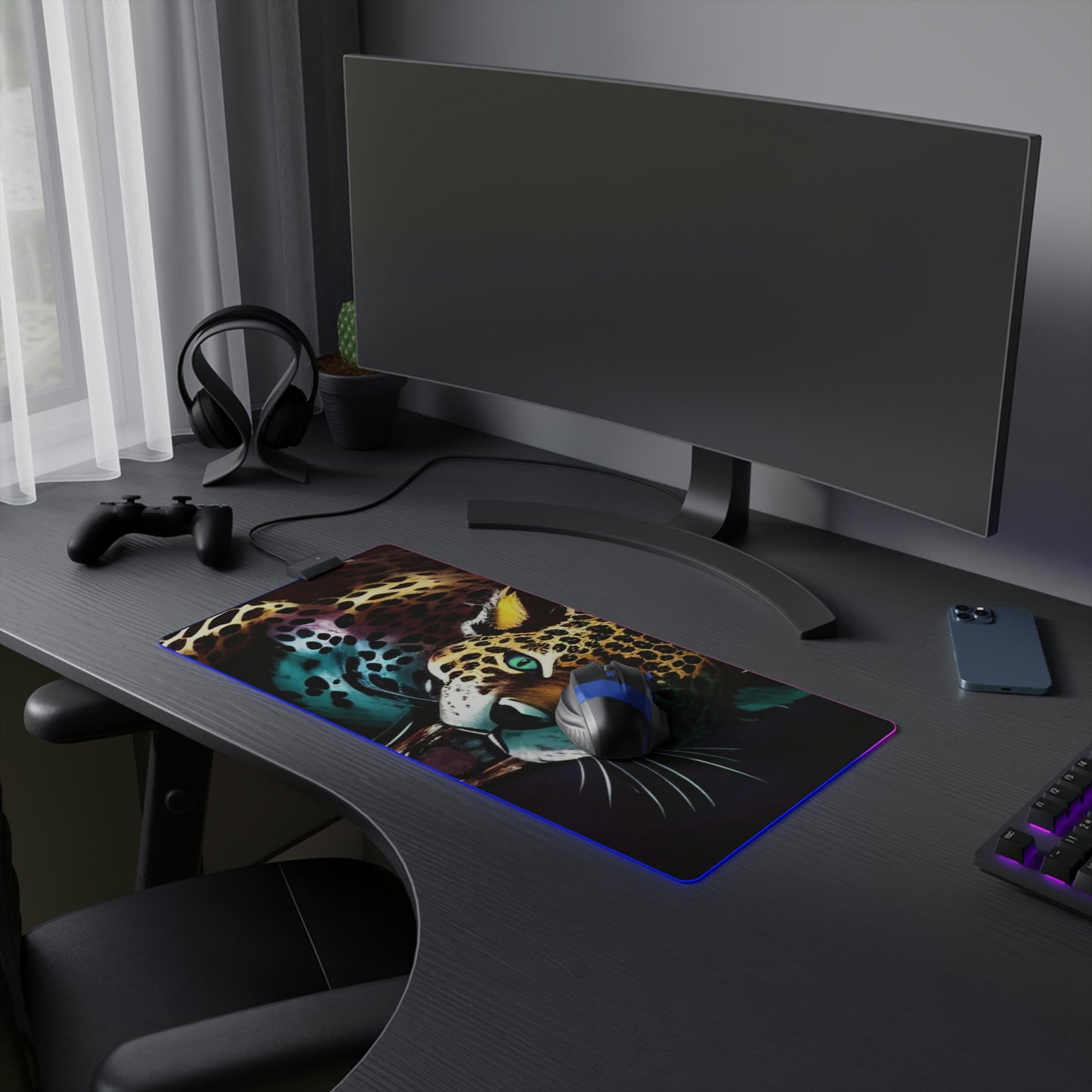 LED Gaming Mouse Pad - JAGUAR