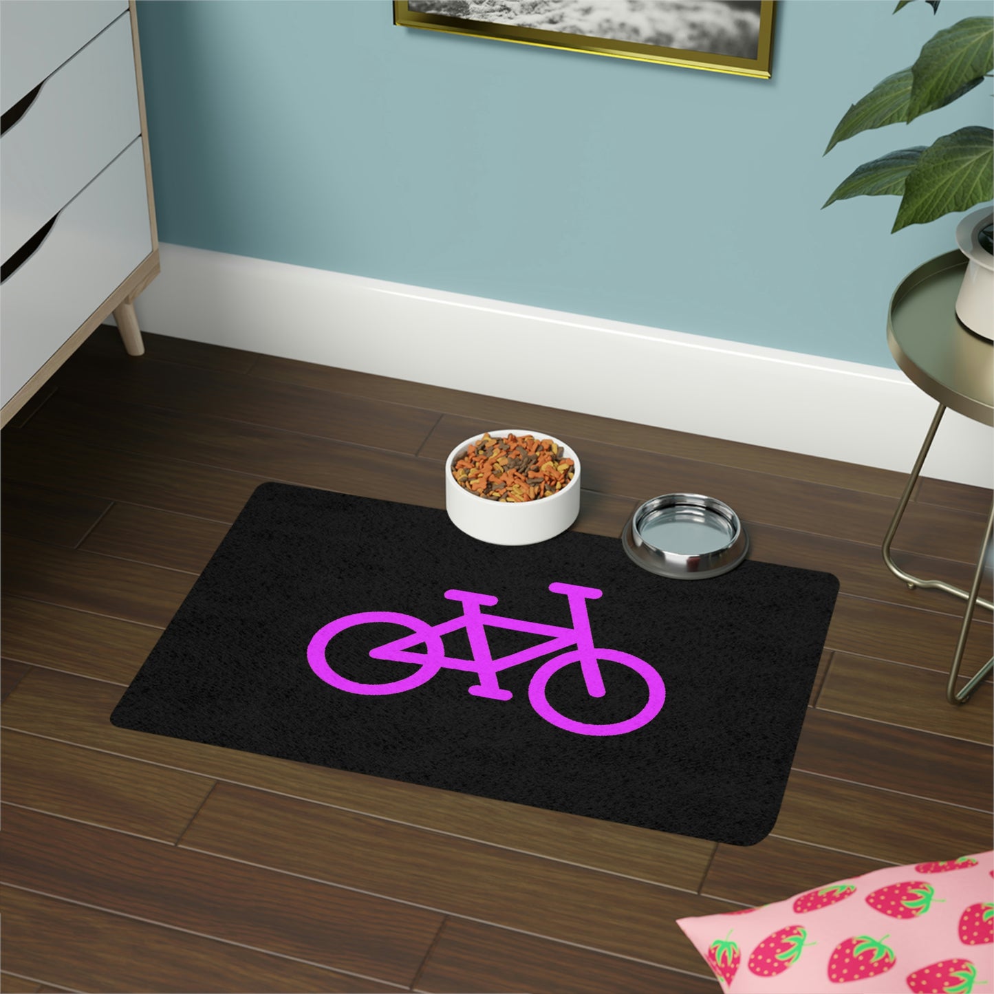 Pet Food Mat (12x18) - Bike