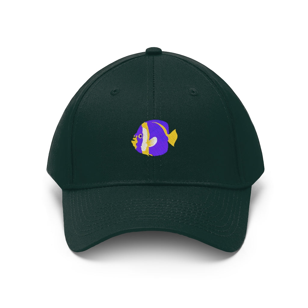 Unisex Twill Hat - Fish Design