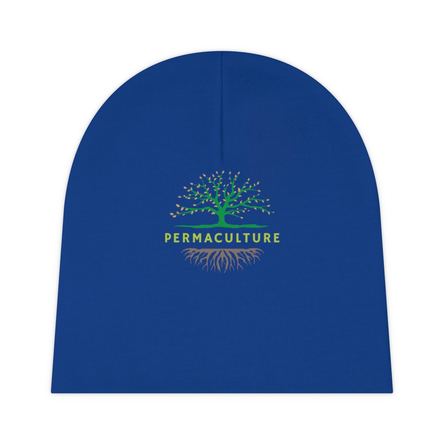 Blue Baby Beanie - Permaculture