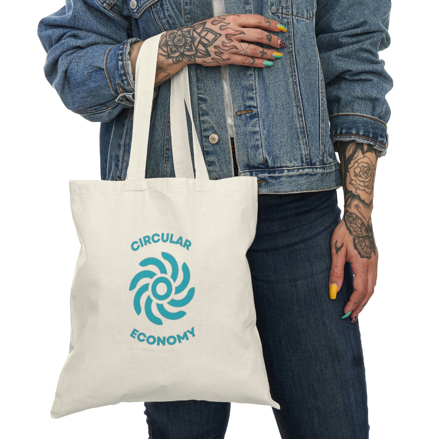 CIRCULAR ECO-NOMY - Natural Tote Bag