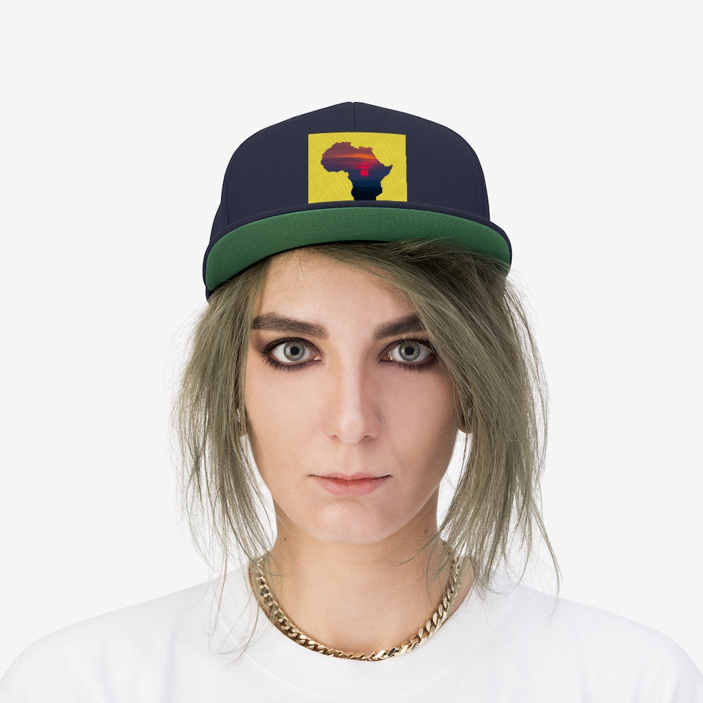 Africa - Unisex Flat Bill Hat