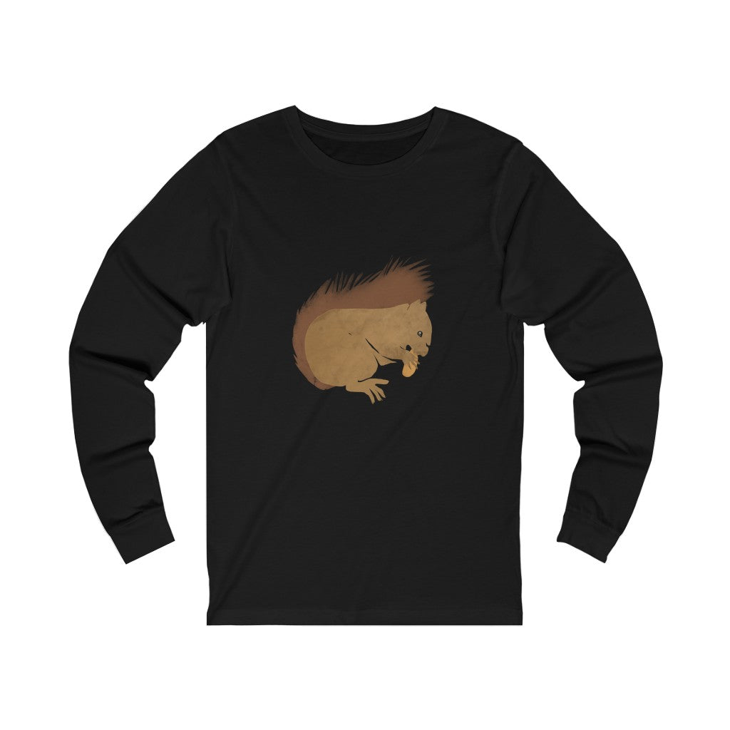 Unisex Jersey Long Sleeve Tee - Squirrel