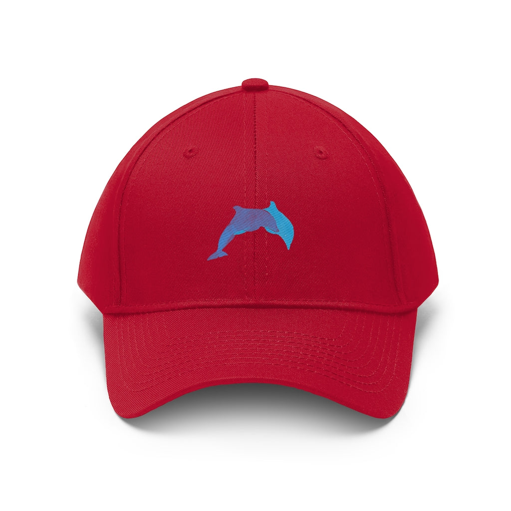 Unisex Twill Hat - Dolphins