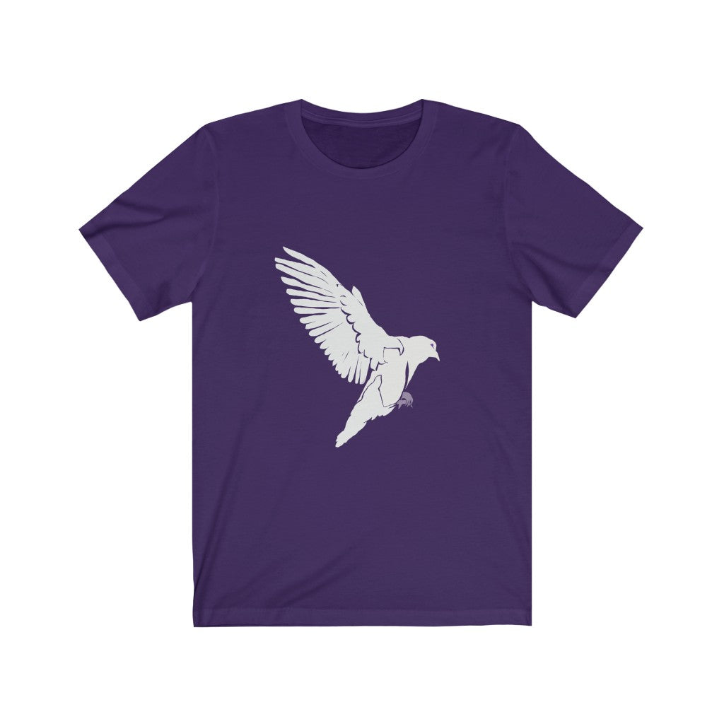 Unisex Jersey Short Sleeve Tee - White Dove